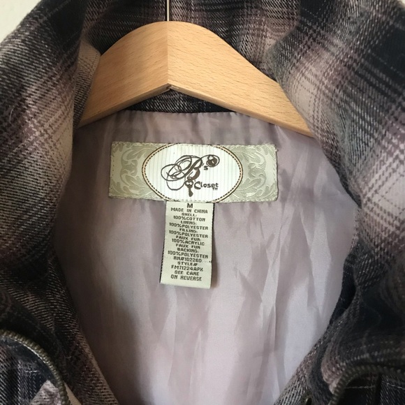 Plaid Flannel Vest - Picture 9 of 10